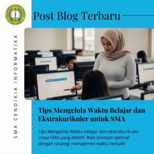 Tips Mengelola Waktu Belajar dan Ekstrakurikuler untuk SMA Javabetsport